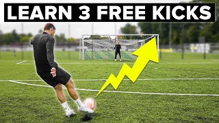 The freekick tutorial you want knuckleball curve top spin [upl. by Enelyam]