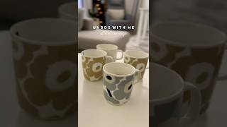 UNBOXING Marimekko Mugs  shorts [upl. by Meadow220]