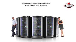 Bacula Trial Scenario 4 Restore File with Bconsole [upl. by Rissa915]