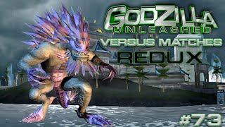 Godzilla Unleashed Wii  Versus Matches REDUX 73 [upl. by Ecilegna]