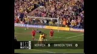 19980425 Norwich City vs Swindon Town [upl. by Oina]