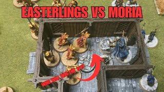 Moria vs Easterlings amp Khand 500pt MESBG Battle Report [upl. by Sigrid]