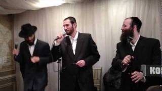 Menashe Lichtenstein and Eli Marcus singing at a wedding [upl. by Annaik734]