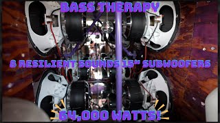 8 15quot Subwoofers on 64000 watts take you for a RIDE [upl. by Ennaul]