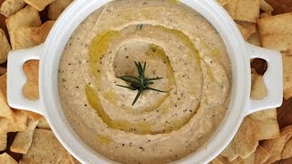 Appetizer Recipe Cannelini Bean Hummus by CookingForBimboscom [upl. by Alonso]