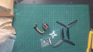 1Pcs 2200KV Brushless Motor  5045 5x45 5 inch 3 Blade Propeller Quadcopter mini kit unboxingvideo [upl. by Harness]