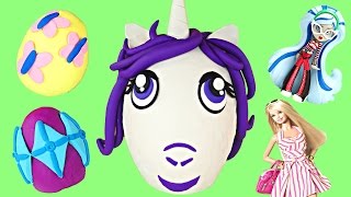 Play Doh Rarity Super Surprise Egg [upl. by Aisital]