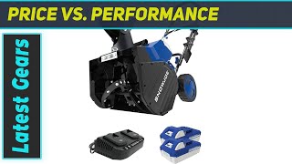 Snow Joe 24VX2SB18 The Best BatteryPowered Snow Blower [upl. by Skipp261]