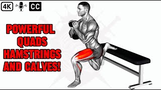 Legs of Steel Top 10 Exercises for Powerful Quads Hamstrings and Calves [upl. by Emiline632]