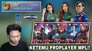 BARU DAPET TITLE GLOBAL FANNY LANGSUNG NABRAK PRO PLAYER MPL RBLGPX amp PDKR [upl. by Nelyt]