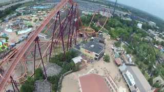 Giant Drop Six Flags Great America HD POV [upl. by Ariada]