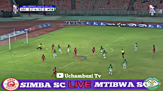 🔴LIVE SIMBA VS MTIBWA SUGAR Ligikuu Tanzania leo [upl. by Ellinehc]