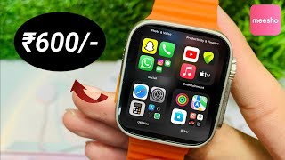 Testing ₹600 Android Smartwatch From Meesho 🔥  T800 Ultra Smart Watch Review 😮 [upl. by Merce]