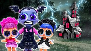 Vampirina amp LOL Surprise Dolls Pool Party and Hide amp Seek at the Scare BampB w Beats Midnight amp Nosy [upl. by Enilaf]