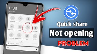Quick Share Not Showing Device  Quick Share Not Opening  Quick Share Option Not Showing [upl. by Rooke]