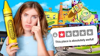 I Went To The CRAYOLA Experiencethese 1 STAR Reviews yikes [upl. by Kusin]