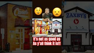 Why raising canes vs Zaxbys is not a debate shorts food foodreview raisingcanes zaxbys [upl. by Ellenod]