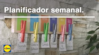 Cómo Hacer un Planificador Semanal 🗓✂️  Manualidades Infantiles  Lidl España [upl. by Inahc]