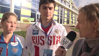 Anastasia Mishina amp Vladislav Mirzoev Interview  Russia [upl. by Scholz]