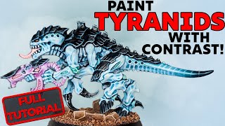 How to CONTRAST HACK Games Workshop Box Art  Tyranids Hive Fleet Tiamet [upl. by Questa]