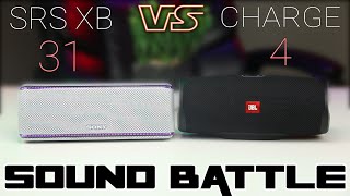 Sony SRS XB 31 vs JBL Charge 4 Sound Battle [upl. by Adranoel]