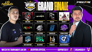 🔴LIVE GRAND FINAL  RISING DOMINATORS  S1  FREE FIRE [upl. by Russom]