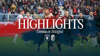 GENOA 22 BOLOGNA  HIGHLIGHTS  SERIE A ENILIVE 2425 [upl. by Yalahs]