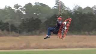 Eric Flying His  Fresh Breeze Simonini 122 Powered Paraglider [upl. by Zachary]