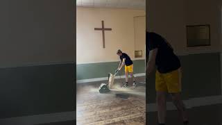 Pro Vs Floor Sanding Hire Machine 🥲 diy floorsanding [upl. by Maher]