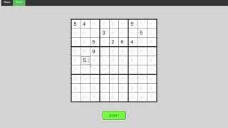 Sudoku solver [upl. by Courtund]