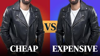 Cheap VS Expensive Leather Jacket Whats The Difference [upl. by Enilra]