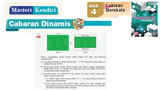 KSSM Matematik Tingkatan 3 Bab 4 lukisan berskala masteri kendiri no 2 cabaran dinamis buku teks [upl. by Nairret626]