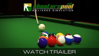 ShootersPool Billiards Simulation  Official Trailer [upl. by Asimaj]