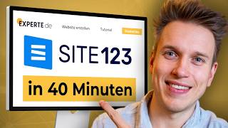 SITE123 Tutorial Kostenlose Website erstellen mit Site123 [upl. by Timothy]