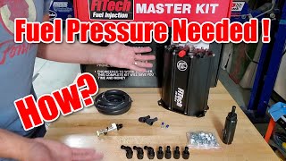 Fuel Injection Conversion Part 2 How to supply Fuel to an EFI system  FiTech Force Fuel [upl. by Ecnahoy]