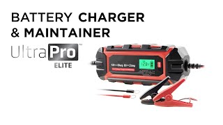 78512 UltraPro Elite Smart Battery Charger amp Maintainer  Overview [upl. by Nyrak592]