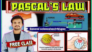 sciencegk Pascal lawपास्कल का नियमapplication of pascals law pascallaw hydrauliclift viral [upl. by Naimaj172]