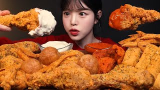 SUB뿌링클 특집🍗✨닭다리 핫뿌링클 치즈볼 뿌링치즈스틱 핫도그 사이드까지 치킨 꿀조합 리얼사운드 Bburingkle Chicken Mukbang Asmr [upl. by Aihtyc]