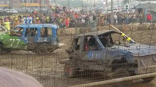 Sauk Centre MN Stearns County Fair MightyMini demo derby 7302021 [upl. by Notaes]