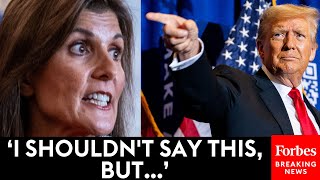 Trump Makes Shocking Claim About Why He Made Nikki Haley UN Ambassador At New Hampshire Rally [upl. by Aerol]