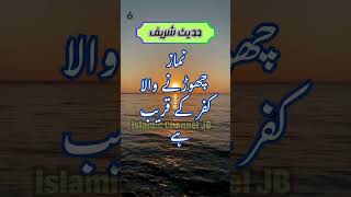 EpS6  Short Hadees  Hadiths  حدیث شریف  hadith in urdu hadees JBIslamic quotes viralvideo [upl. by Onimixam]