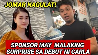 SPONSOR MAY MALAKING SURPRISE SA DEBUT NI CARLA  KALINGAP RAB  VAL SANTOS MATUBANG [upl. by Eiral997]