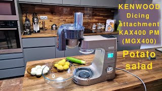 Kenwood Dicing attachment KAX400 PM MGX400 for Kenwood Stand Mixers Kitchen Machines potato salad [upl. by Naara]