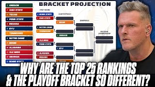 Why Are The College Football Rankings Different Than The College Football Playoff Bracket [upl. by Imer]