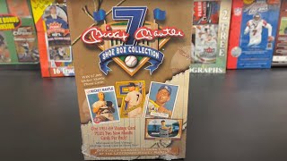 1997 Mickey Mantle Shoebox Collection Box  1 Vintage Card Per Pack [upl. by Comras831]