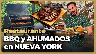 Probando la AUTÉNTICA BARBACOA AMERICANA en NUEVA YORK [upl. by Nibot]