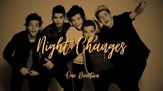 One Direction  Night Changes Lyric Video [upl. by Dene]