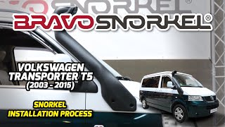 Bravo Snorkel Volkswagen T5 2003  2015 Ref SVT6 Installation [upl. by Nino]