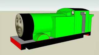 Thomas The Tank Engine on Google Sketchup [upl. by Gerrard]