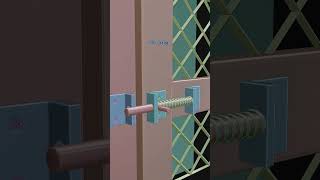 Sliding gate secure latch [upl. by Long]